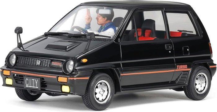 Tamiya 1:24 - Modelauto - Honda City Turbo, Hobby en Vrije tijd, Modelauto's | 1:5 tot 1:12