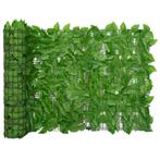 vidaXL Balkonscherm met groene bladeren 500x75 cm, Verzenden