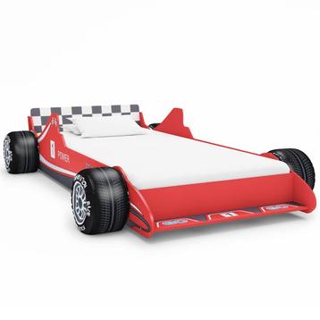vidaXL Kinderbed raceauto rood 90x200 cm beschikbaar voor biedingen