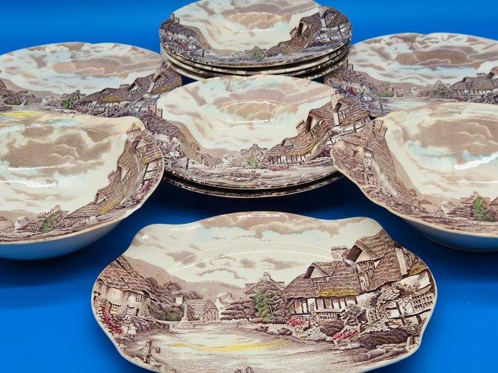 Eetservies - Johnson Bros – „Olde English Countryside“ –, Antiek en Kunst, Antiek | Meubels | Tafels