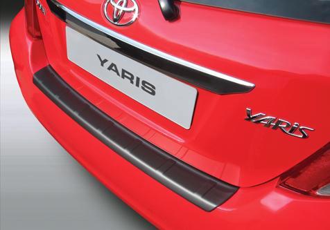 Achterbumper Beschermer | Toyota Yaris 2011-2014 Ribbed |, Auto diversen, Auto-accessoires, Nieuw, Verzenden