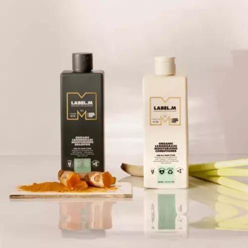 Label.M Lemongrass Organic Moisturising Conditioner, Handtassen en Accessoires, Uiterlijk | Haarverzorging, Nieuw, Verzenden