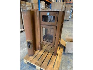 Veiling - Houtkachel met Oven – Buitenhaard - 50 x 50 x 10 beschikbaar voor biedingen
