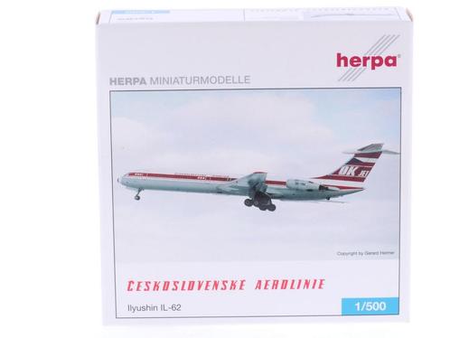 Schaal 1:500 Herpa 515146 CSA - Ceskoslovenske Aerolinie..., Hobby en Vrije tijd, Modelbouw | Vliegtuigen en Helikopters, Gebruikt