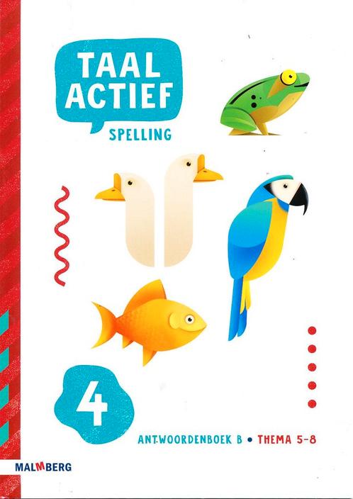 Taal Actief versie 5 Antwoordenboek B Spelling groep 4, Livres, Livres scolaires, Envoi