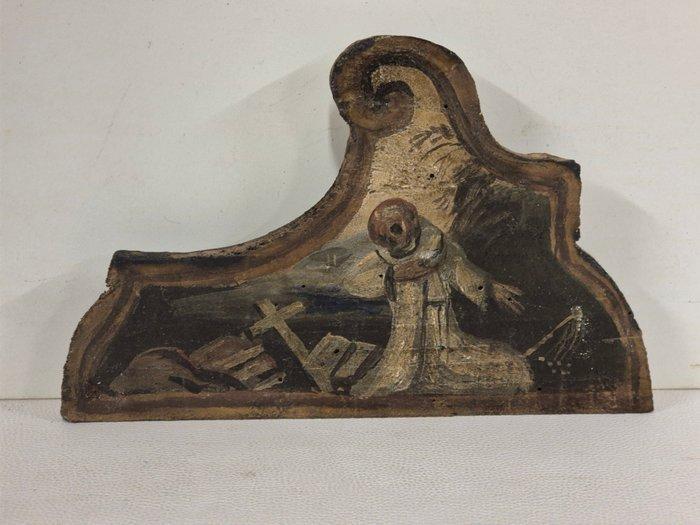 Decoratief ornament - Italië - Broeder in gebed, Antiquités & Art, Art | Art non-occidental