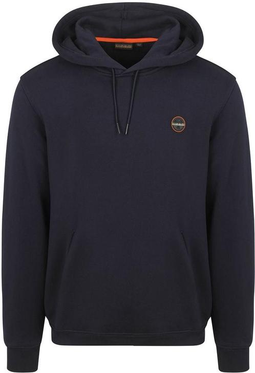 Napapijri Badge Hoodie Navy maat Maat 48/50 (M) Heren, Kleding | Heren, Truien en Vesten, Blauw, Nieuw, Maat 48/50 (M), Verzenden