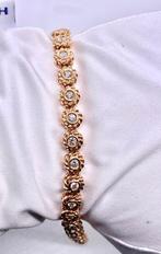 Tennis armband - 18 karaat Roségoud - 1.80ct. tw. Diamant, Handtassen en Accessoires, Antieke sieraden