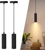 Hanglamp Industrieel - GU10 Fitting - 2 stuks - Zwart - Aigo, Maison & Meubles, Verzenden