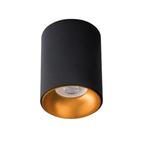 Kanlux - Plafond opbouw spot GU10 zwart goud, Huis en Inrichting, Lampen | Plafondlampen, Verzenden, Nieuw, Trendy verlichting