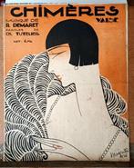 art deco - Magritte - muziekpartituur Chimères valse 1925
