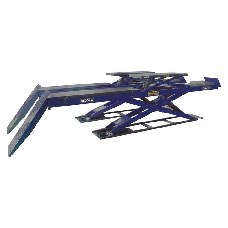 Dubbele schaarlift uitlijn 4500kg 400V, Doe-het-zelf en Bouw, Gereedschap | Lasapparaten, Ophalen of Verzenden