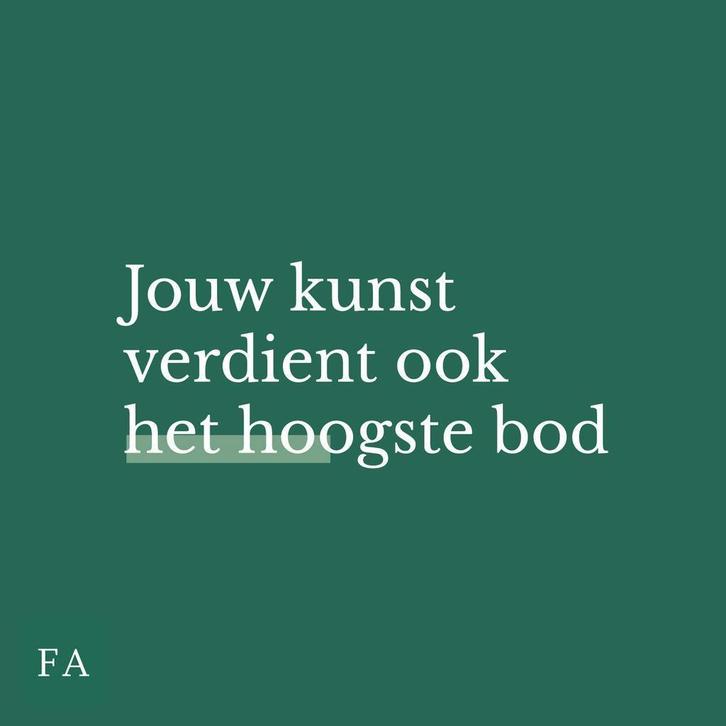 Verkoop Uw Kunst en Antiek bij Flanders Auctions, Antiek en Kunst, Kunst | Designobjecten