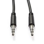 3.5 mm jack kabel | Nedis | 1 meter (Stereo, Zwart), Audio, Tv en Foto, Verzenden, Nieuw