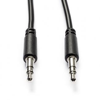 3.5 mm jack kabel | Nedis | 1 meter (Stereo, Zwart), Audio, Tv en Foto, Audiokabels en Televisiekabels, Verzenden