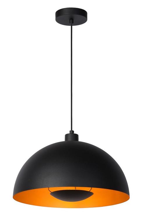 Hanglamp Lucide SIEMON -  - Ø 40 cm - 1xE27 - Zwart, Huis en Inrichting, Lampen | Hanglampen, Nieuw, Verzenden