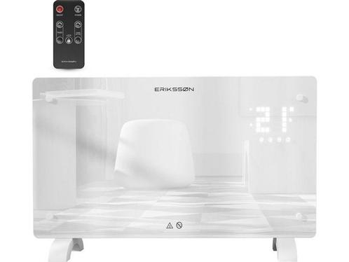 Erikssøn Elektrische Kachel - 1500W Heater - Wit, Huis en Inrichting, Woonaccessoires | Overige, Nieuw, Verzenden