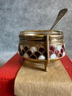 New Solyanka and a spoon of the USSR - Zoutvat - Verguld,, Antiek en Kunst