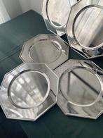 Onderbord (6) - Verzilverd - 8 kantige borden