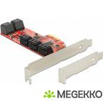 DeLOCK 89384 PCI-Express controller 10x SATA 6Gbps, Nieuw, Verzenden