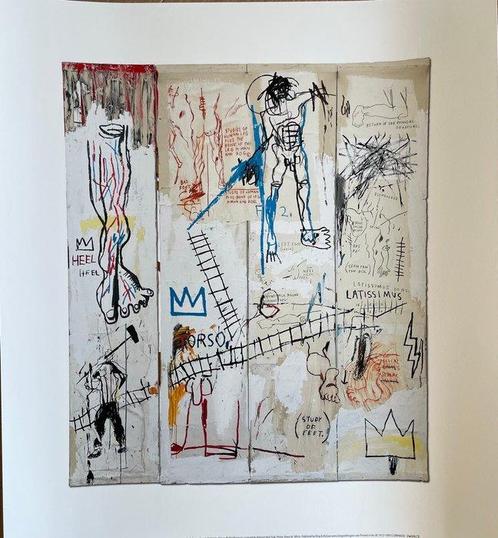 Jean-Michel Basquiat - after (1960-1988), Leonardo da, Antiek en Kunst, Kunst | Tekeningen en Fotografie