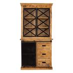 Buffetkast Mangohout Milan 100 Met Deurtjes X, 100 tot 150 cm, Nieuw, Industriële meubels, 25 tot 50 cm
