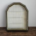 Vitrine - Glas, Hout, walnoot wortel - spiegel, gematteerd, Antiek en Kunst