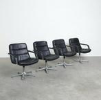 Artifort - Geoffrey D. Harcourt - Fauteuil (4) - Cuir de, Antiek en Kunst