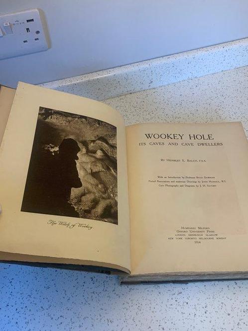 H E Balch / John Hassall R.I - Wookey Hole. Its caves and, Antiquités & Art, Antiquités | Livres & Manuscrits