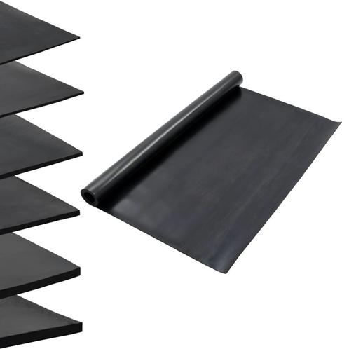 vidaXL Vloermat anti-slip 3 mm glad 1,2x2 m rubber, Doe-het-zelf en Bouw, Vloerdelen en Plavuizen, Nieuw, Verzenden