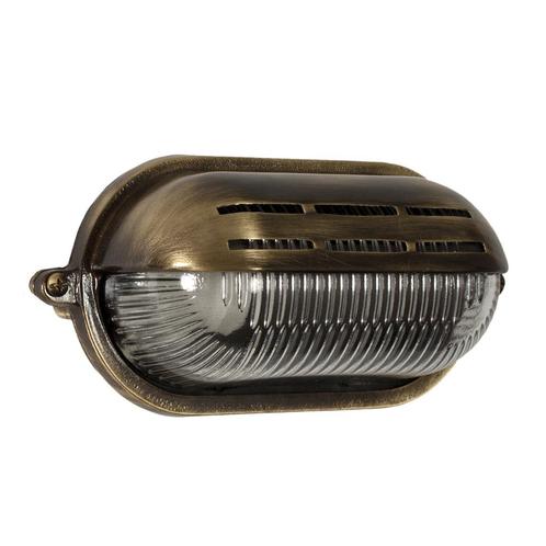 Scheepslampen & Maritiem Gulf Scheepslamp brons, Tuin en Terras, Buitenverlichting, Verzenden