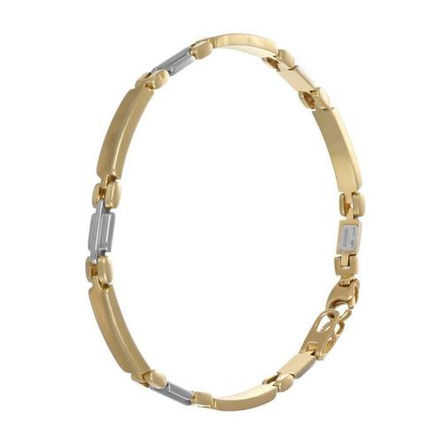 Bracelet - 18 carats Or blanc, Or jaune, Handtassen en Accessoires, Antieke sieraden