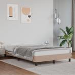 vidaXL Bedframe kunstleer cappuccinokleurig 120x200 cm, Verzenden, Nieuw