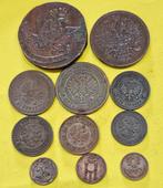 Rusland. Lot of 11 coins, various denominations 1771/1915