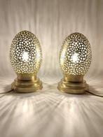 Nachtlampje - Gouden Eieren (Duo) - 100% handgemaakt -, Antiek en Kunst, Curiosa en Brocante