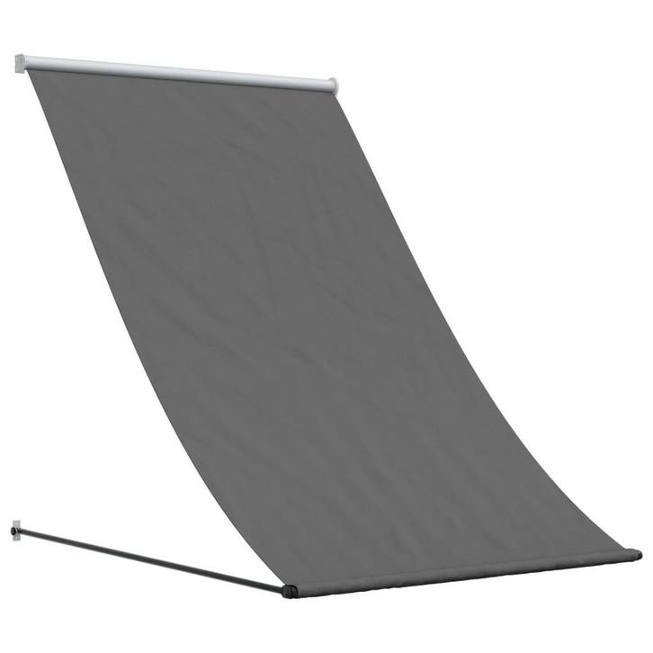 Antraciet Luifel 150x150 Stoffen | Retour Deal, Tuin en Terras, Zonneschermen, Minder dan 250 cm, Nieuw, Uitvalscherm, 150 tot 300 cm