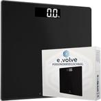 2dekans | e.volve Personenweegschaal Digitaal - Zwart -, Elektronische apparatuur, Weegschalen, Ophalen of Verzenden, Nieuw