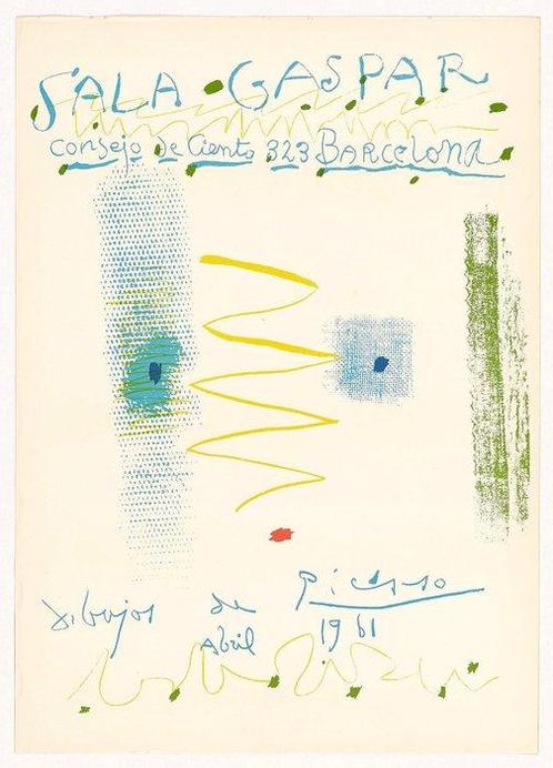 Pablo Picasso (after) - Sala Gaspar - Dibujos de Picasso -, Antiek en Kunst, Kunst | Tekeningen en Fotografie