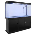 Aquarium & Meubel set 300L - 120x70x39 cm - Zwart, Dieren en Toebehoren, Verzenden, Nieuw