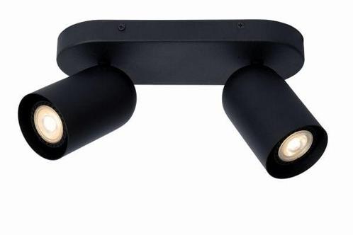 Lucide PUNCH - Plafondspot 2xGU10 Zwart, Huis en Inrichting, Lampen | Plafondlampen, Nieuw, Metaal, Verzenden