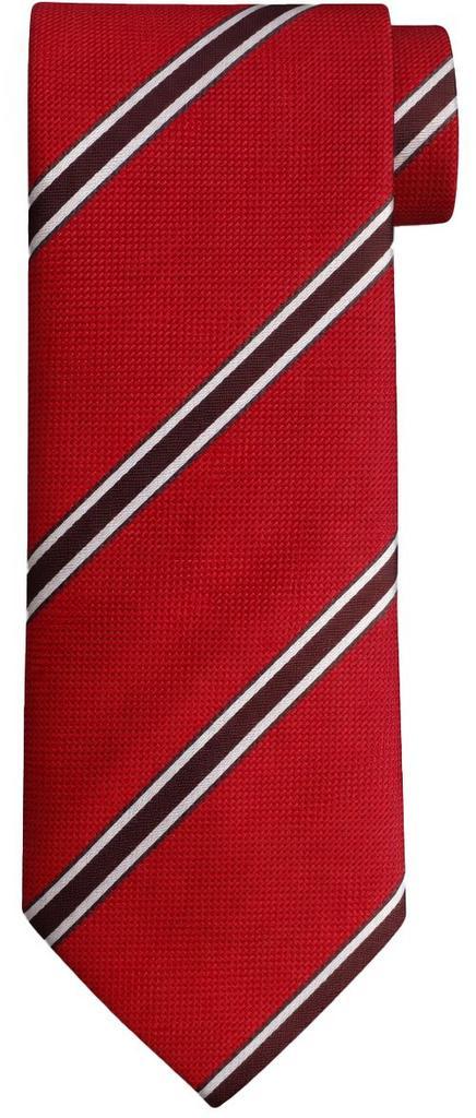Suitable Stropdas Zijde Triple Stripe Rood maat  Heren, Kleding | Heren, Stropdassen, Bruin, Nieuw, Verzenden