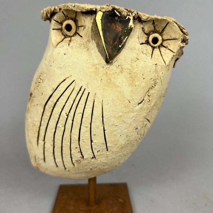 Ewa Budzowska - No reserve- The owl - decorated by 24 carat, Antiek en Kunst, Kunst | Designobjecten