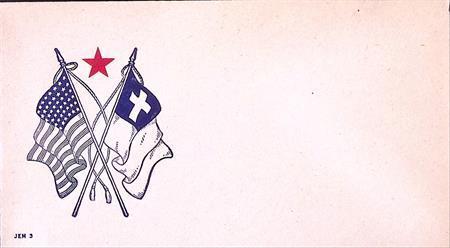 Amerikaanse envelop WWII (lijst optie), Verzamelen, Militaria | Tweede Wereldoorlog, Foto of Poster, Verzenden