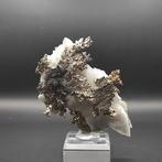 Dyscrasiet inheems zilver Kristallen op matrix - Hoogte: 8, Antiek en Kunst, Curiosa en Brocante