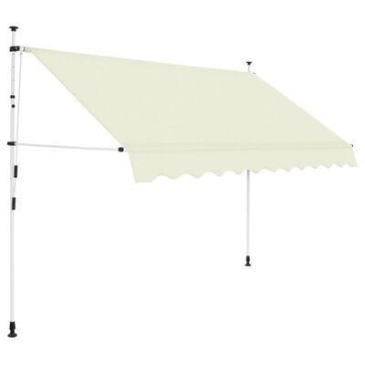 Creme Luifel 3m Uittrekbaar | Tweede Kansje | Terras & Ba..., Tuin en Terras, Zonneschermen, 250 cm tot 450 cm, Nieuw, Uitvalscherm