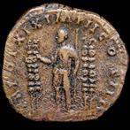 Empire romain. Marcus Aurelius (AD 161-180). Sestertius Roma, Postzegels en Munten