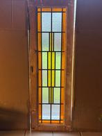 Glas-in-loodraam - 1930-1940 - paneel in houten frame - H., Antiek en Kunst, Kunst | Designobjecten