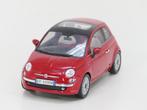 Schaal 1:18 Mondo motors Fiat 500 Rood. #4234 (Automodellen), Hobby & Loisirs créatifs, Voitures miniatures | 1:18, Ophalen of Verzenden