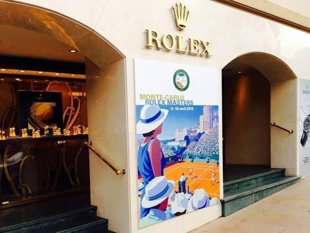 Rolex - Oorspronkelijk Rolex Dealerbord - Lichtbak - Messing, Antiek en Kunst, Antiek | Wandborden en Tegels