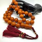 Perles de prière en ambre baltique exceptionnel, tesbih,